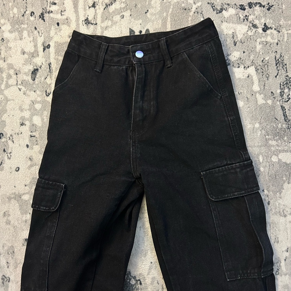 Straight Leg Denim Pants - Petite